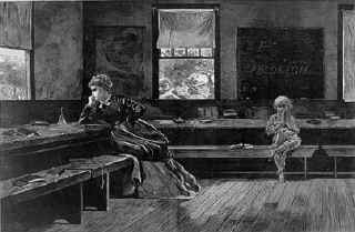 Winslow Homer -- Noon Recess